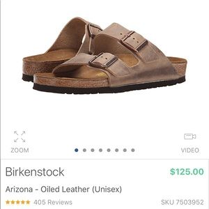 Birkenstock Arizona In Tobacco Oiled Leather